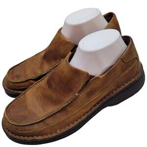 Clarks Active Air Men's Brown Leather Slip-On Loafers Shoe Size 9 M